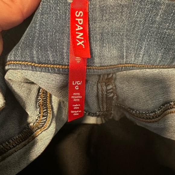 Spanx Ankle Skinny Jeans Pull On Light Vintage Wash - Picture 5 of 5